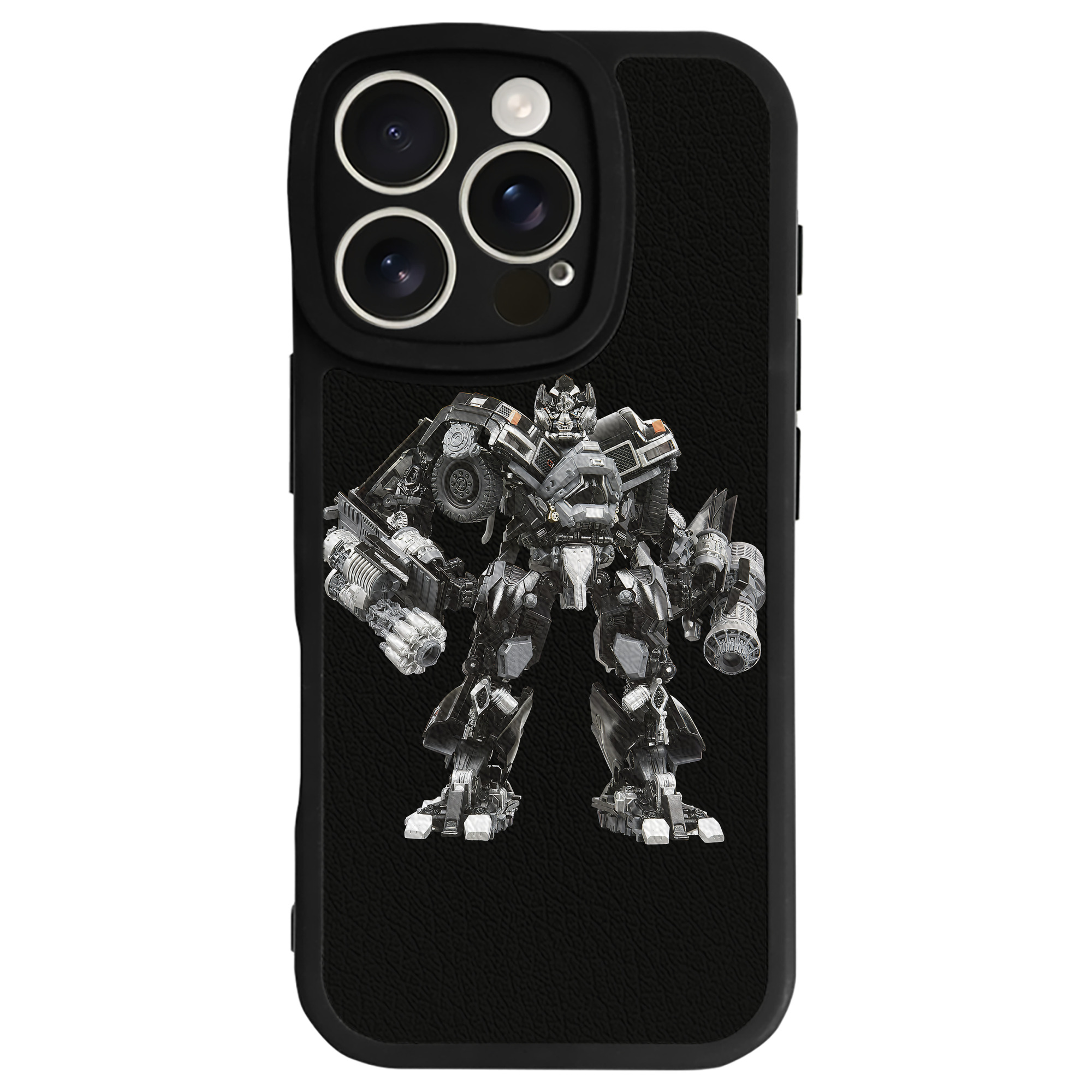 （画像用） Transformers トランスフォーマー 【iPhone 16シリーズ対応】シリコンスマホケース（レザー調） 材質：シリコン